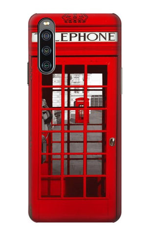 Sony Xperia 10 IV Hard Case Classic British Red Telephone Box