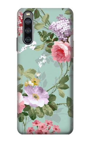 Sony Xperia 10 IV Hard Case Flower Floral Art Painting