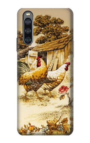 Sony Xperia 10 IV Hard Case French Country Chicken