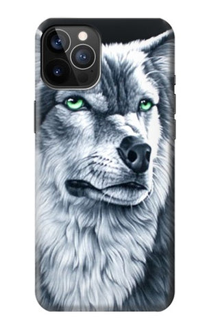 iPhone 12 Pro, 12 Hard Case Grim White Wolf