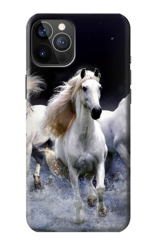 iPhone 12 Pro, 12 Hard Case White Horse