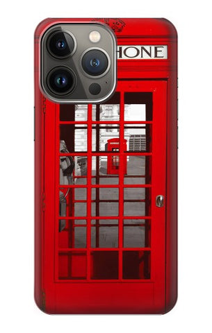 iPhone 13 Pro Hard Case Classic British Red Telephone Box