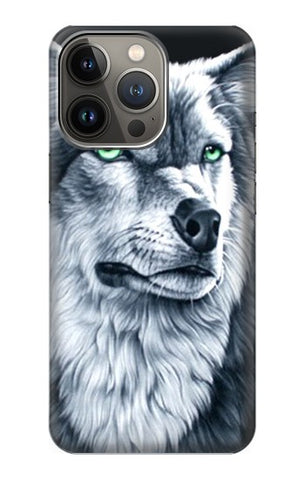 iPhone 13 Pro Max Hard Case Grim White Wolf