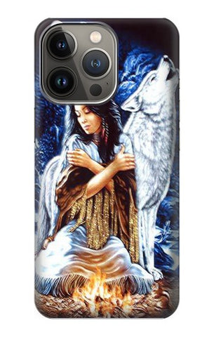 iPhone 13 Pro Max Hard Case Grim Wolf Indian Girl