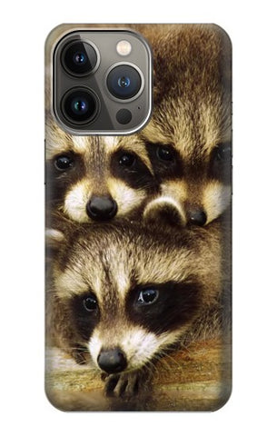 iPhone 13 Pro Max Hard Case Baby Raccoons