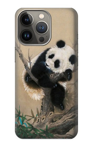 iPhone 13 Pro Max Hard Case Panda Fluffy Art Painting