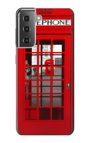 Samsung Galaxy S21+ 5G Hard Case Classic British Red Telephone Box