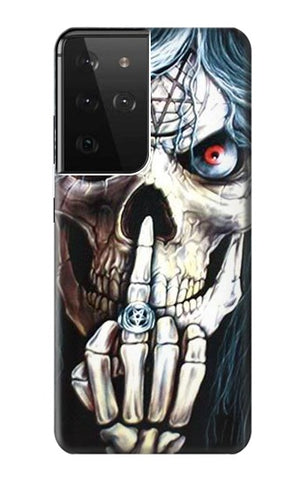 Samsung Galaxy S21 Ultra 5G Hard Case Skull Pentagram
