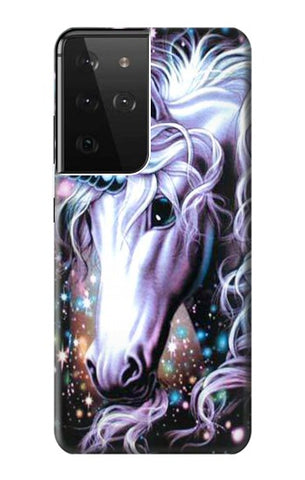 Samsung Galaxy S21 Ultra 5G Hard Case Unicorn Horse