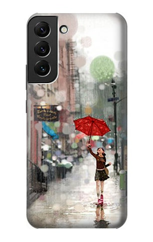Samsung Galaxy S22+ 5G Hard Case Girl in The Rain
