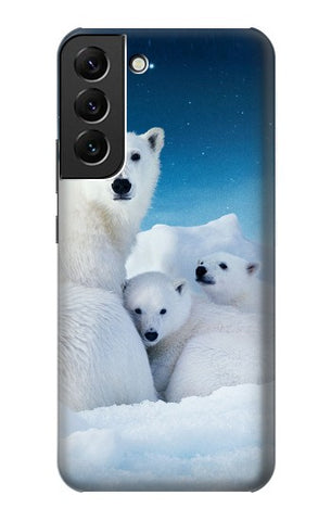Samsung Galaxy S22+ 5G Hard Case Polar Bear Family Arctic