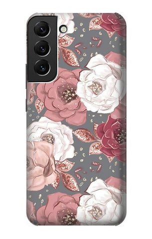  Moto G8 Power Hard Case Rose Floral Pattern