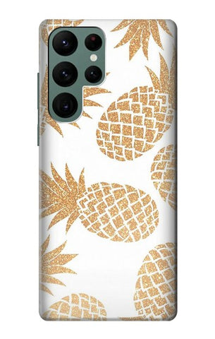 Samsung Galaxy S22 Ultra 5G Hard Case Seamless Pineapple
