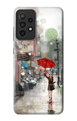 Samsung Galaxy A52s 5G Hard Case Girl in The Rain