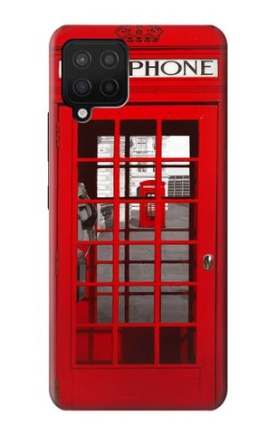 Samsung Galaxy A12 Hard Case Classic British Red Telephone Box