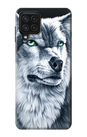 Samsung Galaxy A22 4G Hard Case Grim White Wolf