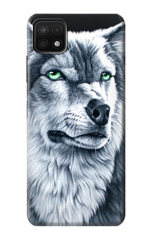 Samsung Galaxy A22 5G Hard Case Grim White Wolf