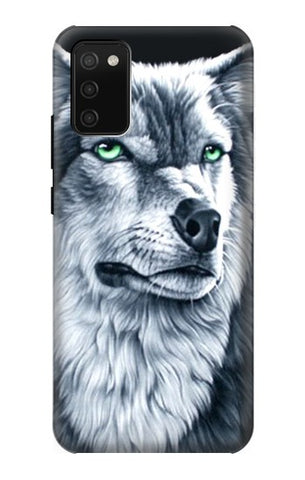 Samsung Galaxy A02s, M02s Hard Case Grim White Wolf