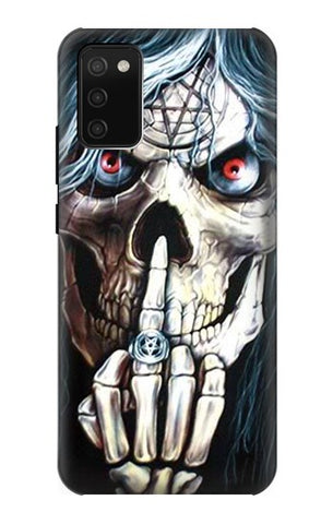 Samsung Galaxy A02s, M02s Hard Case Skull Pentagram