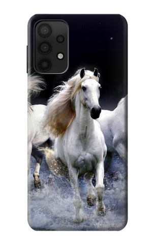 Samsung Galaxy A32 5G Hard Case White Horse