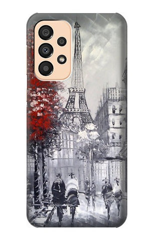 Samsung Galaxy A33 5G Hard Case Eiffel Painting of Paris