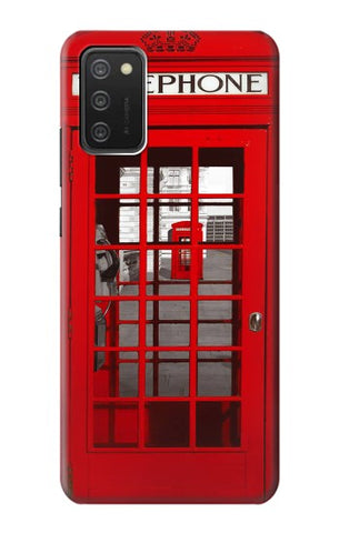 Samsung Galaxy A03S Hard Case Classic British Red Telephone Box