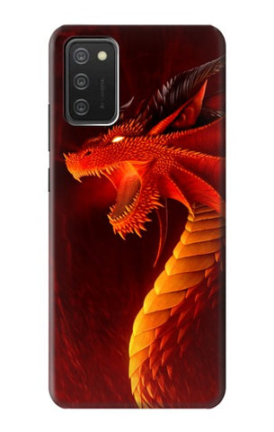 Samsung Galaxy A03S Hard Case Red Dragon