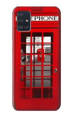 Samsung Galaxy A51 Hard Case Classic British Red Telephone Box