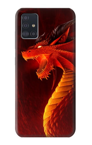 Samsung Galaxy A51 Hard Case Red Dragon
