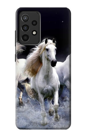 Samsung Galaxy A52, A52 5G Hard Case White Horse