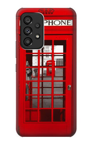 Samsung Galaxy A53 5G Hard Case Classic British Red Telephone Box