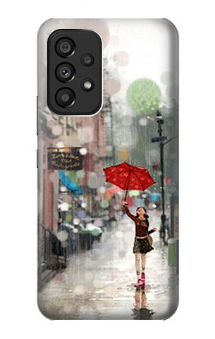 Samsung Galaxy A53 5G Hard Case Girl in The Rain