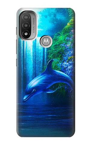  Moto G8 Power Hard Case Dolphin