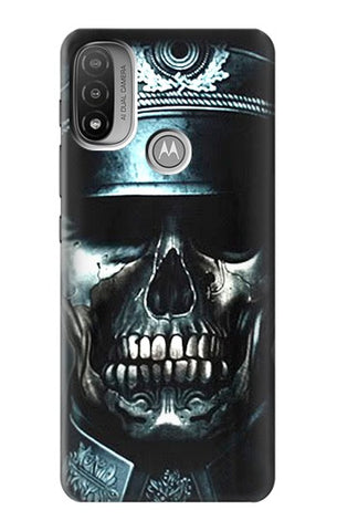  Moto G8 Power Hard Case Skull Soldier Zombie