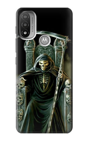  Moto G8 Power Hard Case Grim Reaper Skeleton King