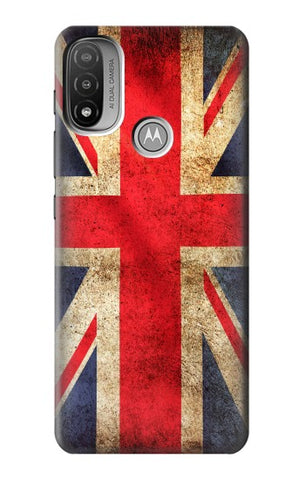  Moto G8 Power Hard Case British UK Vintage Flag