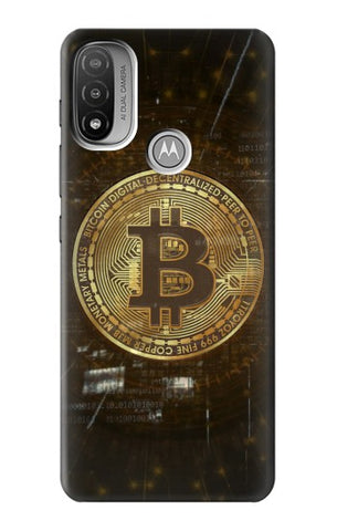 Motorola Moto E20 Hard Case Cryptocurrency Bitcoin