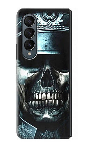 Samsung Galaxy Fold4 Hard Case Skull Soldier Zombie