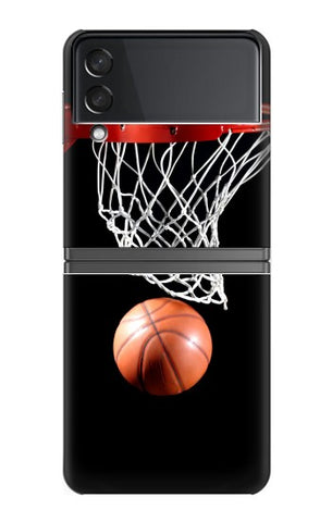 Samsung Galaxy Flip4 Hard Case Basketball