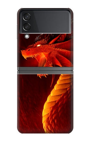 Samsung Galaxy Flip4 Hard Case Red Dragon