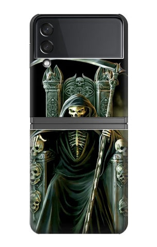 Samsung Galaxy Flip4 Hard Case Grim Reaper Skeleton King