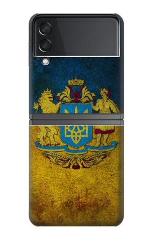Samsung Galaxy Flip4 Hard Case Ukraine Vintage Flag