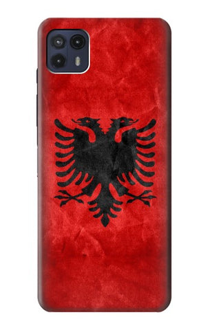  Moto G8 Power Hard Case Albania Red Flag