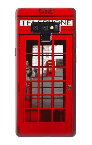 Samsung Galaxy Note9 Hard Case Classic British Red Telephone Box