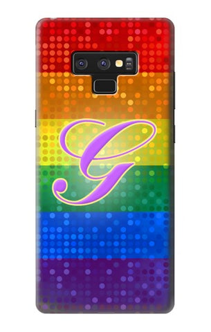 Samsung Galaxy Note9 Hard Case Rainbow Gay Pride Flag Device