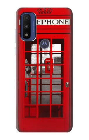 Motorola G Pure Hard Case Classic British Red Telephone Box