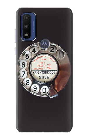 Motorola G Pure Hard Case Retro Rotary Phone Dial On