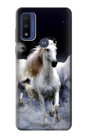 Motorola G Pure Hard Case White Horse