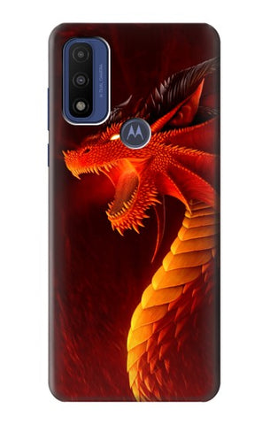 Motorola G Pure Hard Case Red Dragon