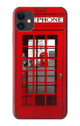 iPhone 11 Hard Case Classic British Red Telephone Box